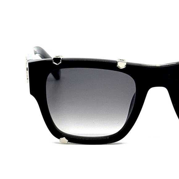 New, PHILIPP PLEIN Sunglasses Plein Icon SPP042W Col.0700 Authentic - Picture 3 of 12